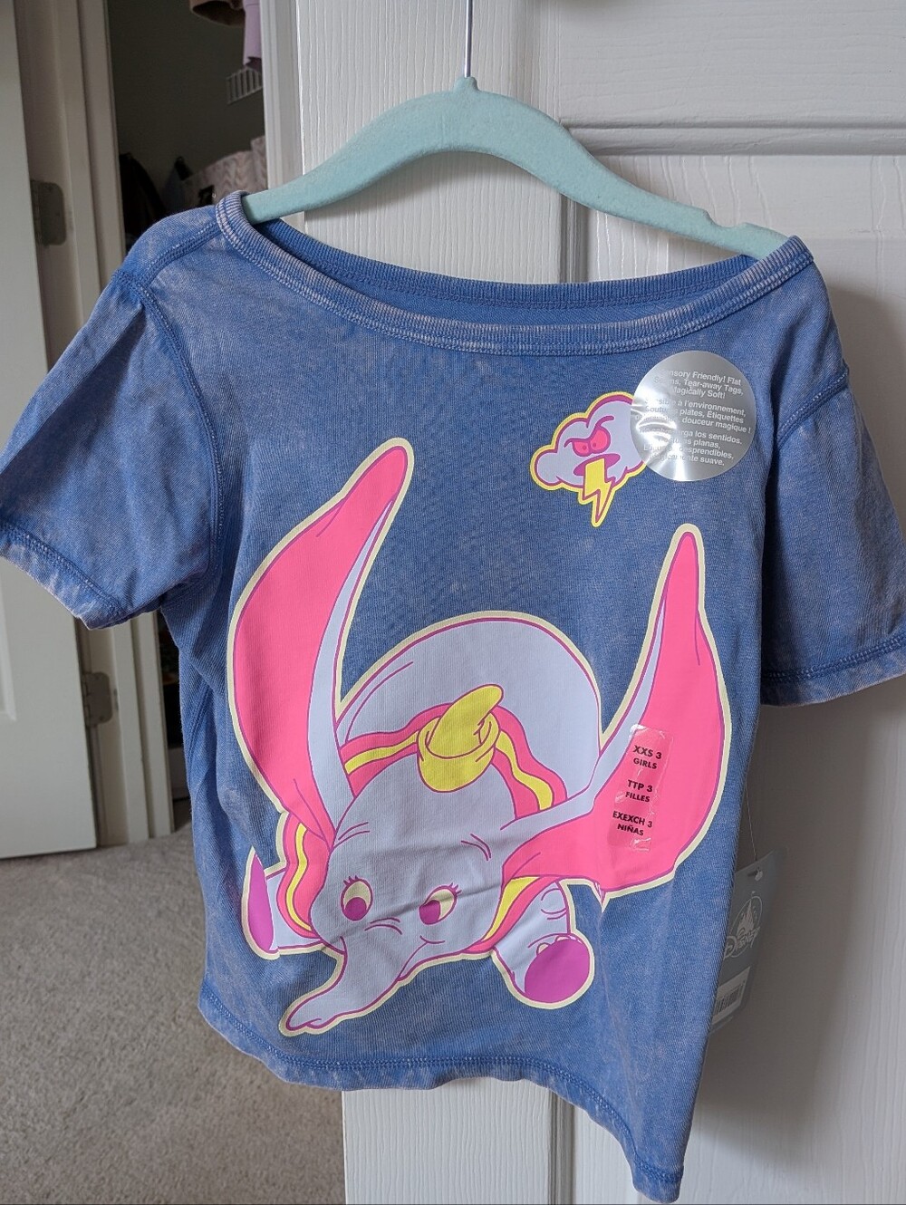 Disney Sensory Friendly Girls Dumbo Graphic Tee (NWT)